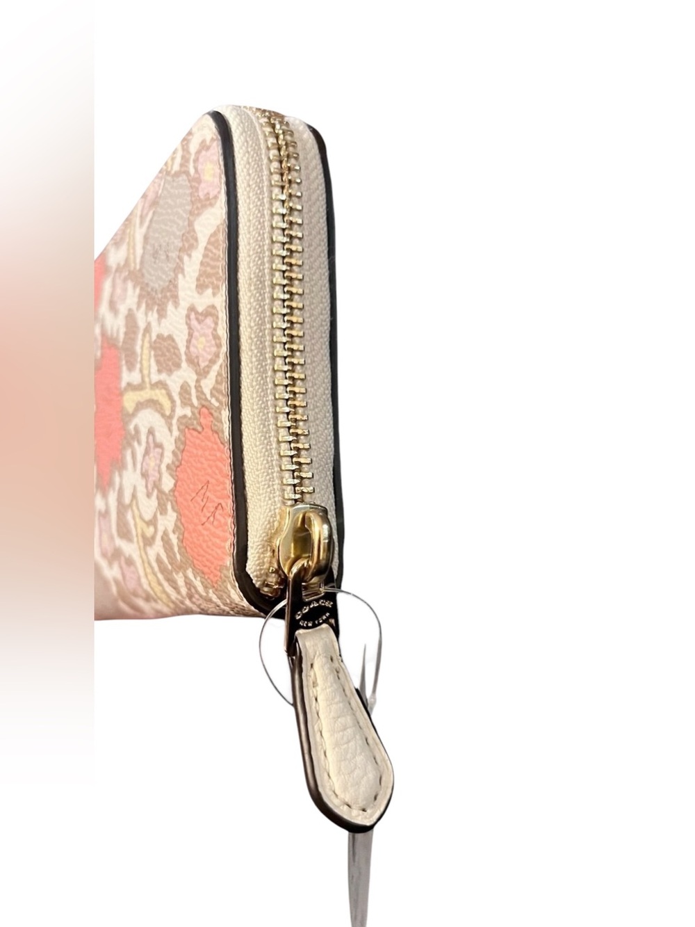 Coach Slim Accordion Floral Zip Wallet, NWT - Picture 13 of 15